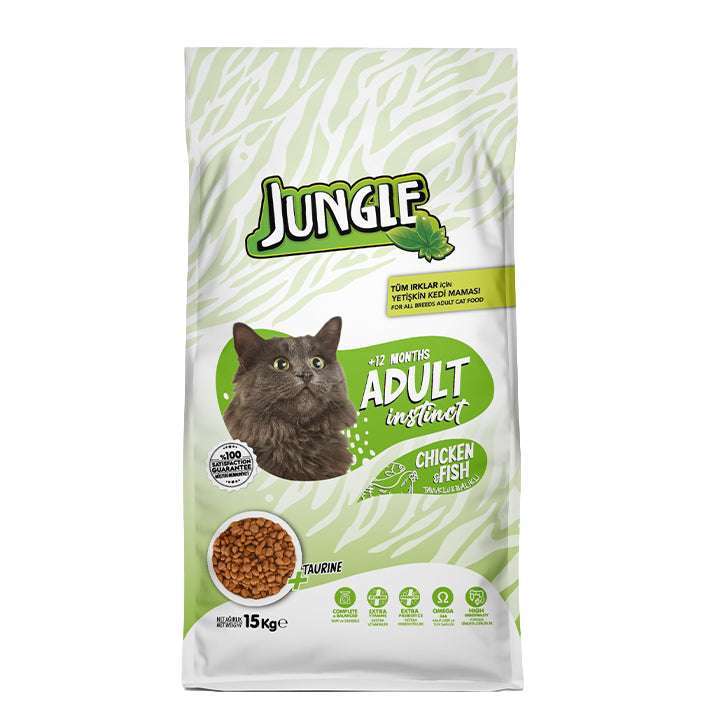 Jungle Adult Cat Food with Chicken-Fish vital pet care