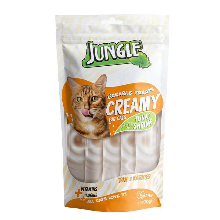 Jungle Licklable Treat Tuna & Shrimp For Cat vital pet care