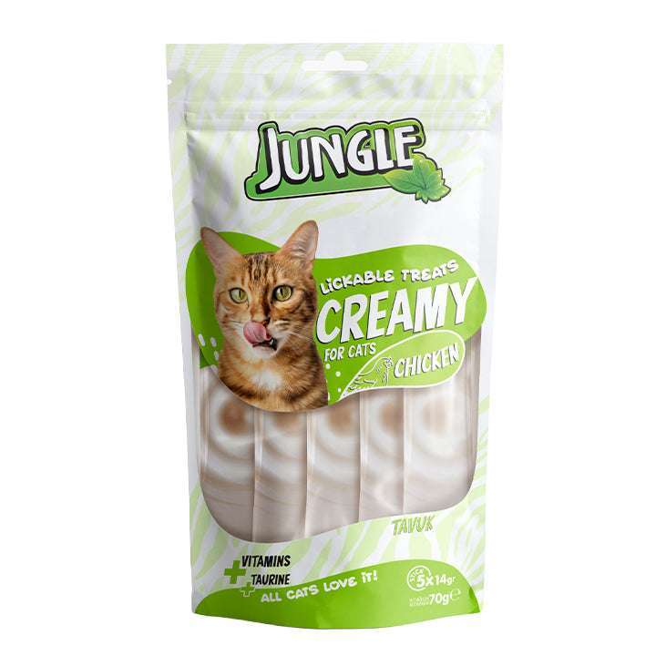Jungle Lickable Treat Chicken For Cat vital pet care