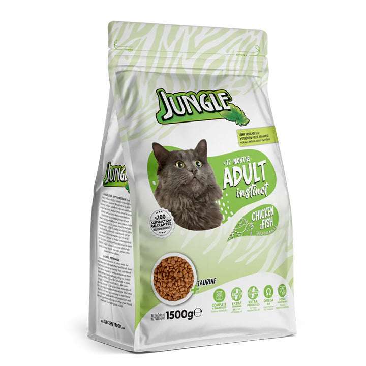 Jungle Adult Cat Food with Chicken-Fish vital pet care